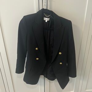 A.L.C. Women's Black Double-Breasted Tailored Blazer